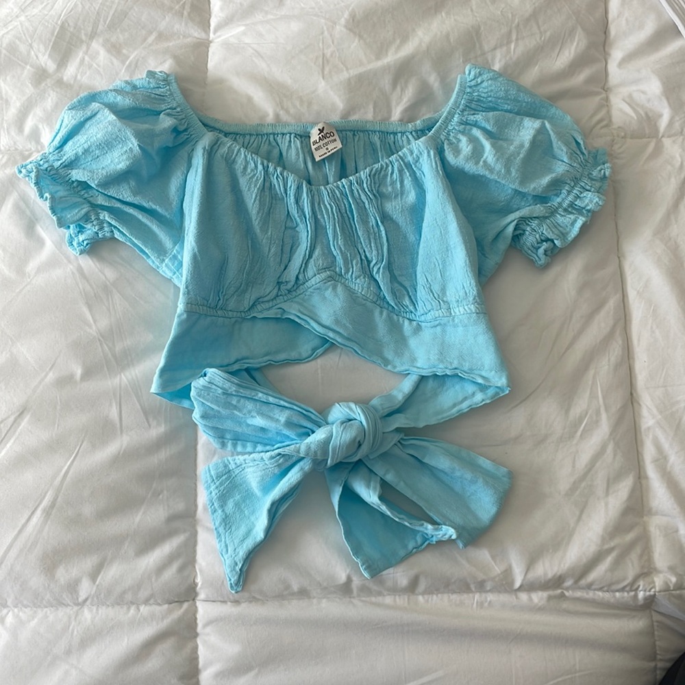Baby Blue Top